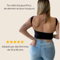 Top léger, dos nu & coussinets invisibles